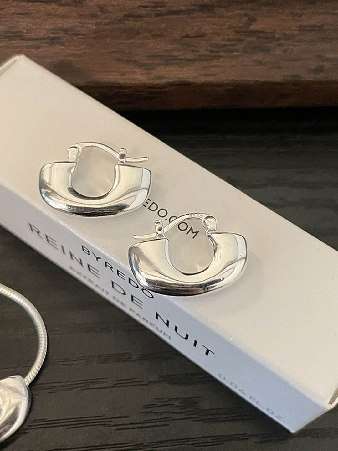 

StyleCast Contemporary Shaped Hoop Earrings, Silver