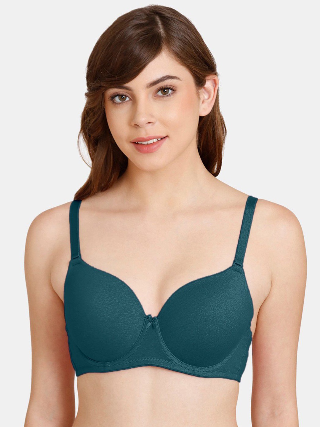 

FiveFlag Full Coverage Lightly Padded Push-Up Bra, Green