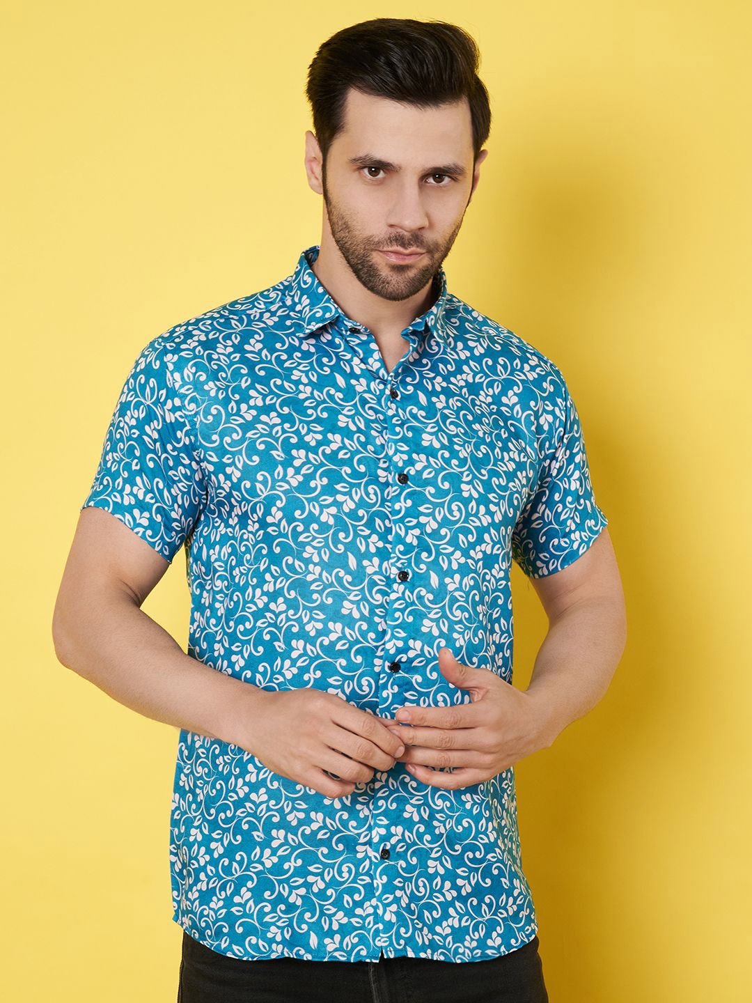

Fashion FRICKS Men Opaque Casual Shirt, Multi