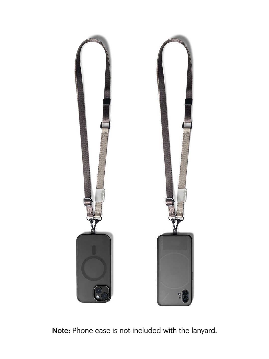 

DailyObjects Charcoal-Grey Crossbody Phone Lanyard Strap