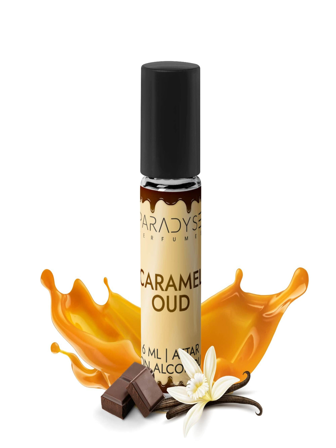 

PARADYSE PERFUMES Caramel Oud Attar - 6 ml, Transparent