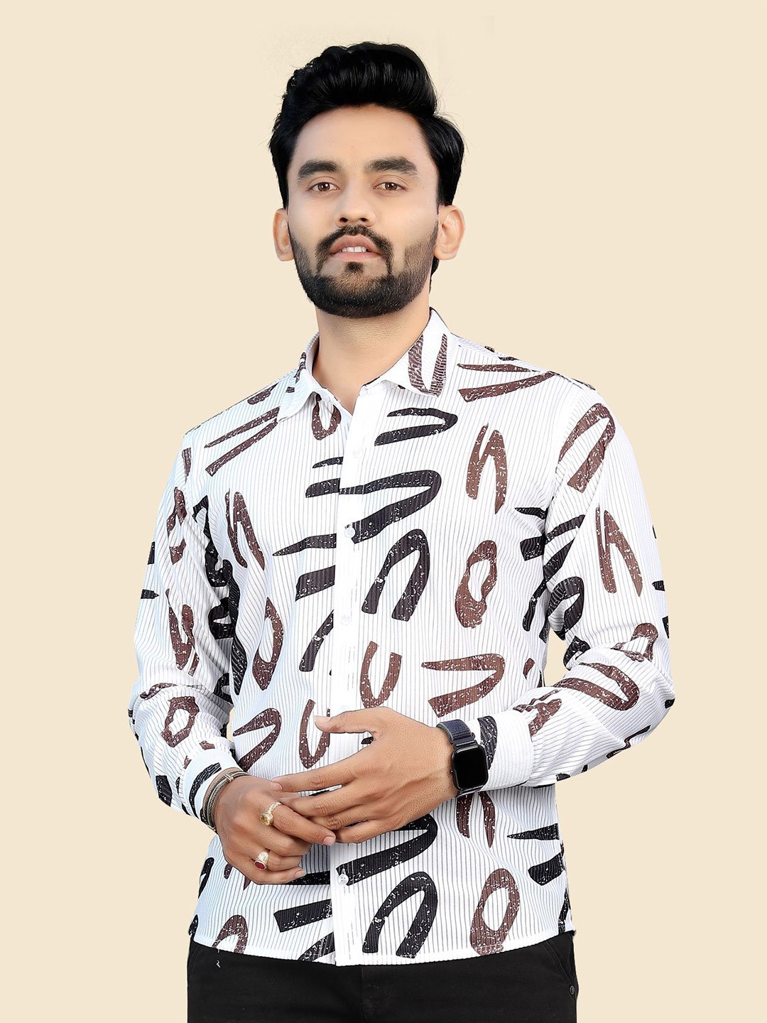 

Fashion FRICKS Men Opaque Casual Shirt, Multi