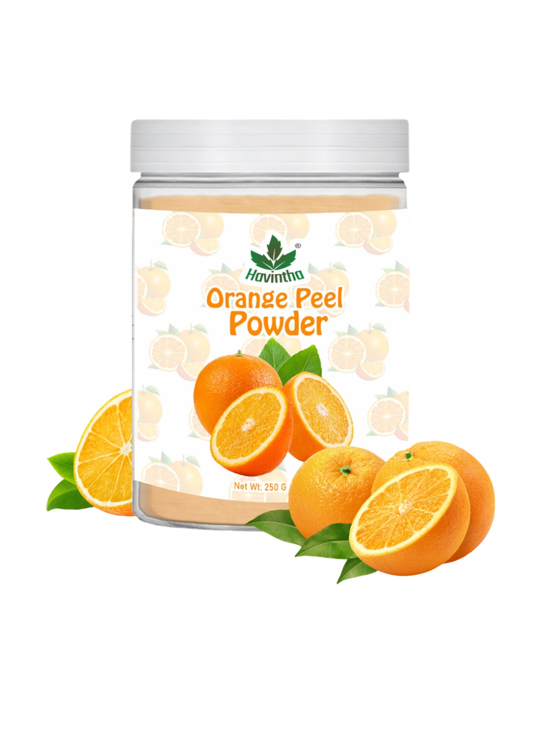 

Havintha Natural Orange Peel Powder With Vitamin C - 250 g, White