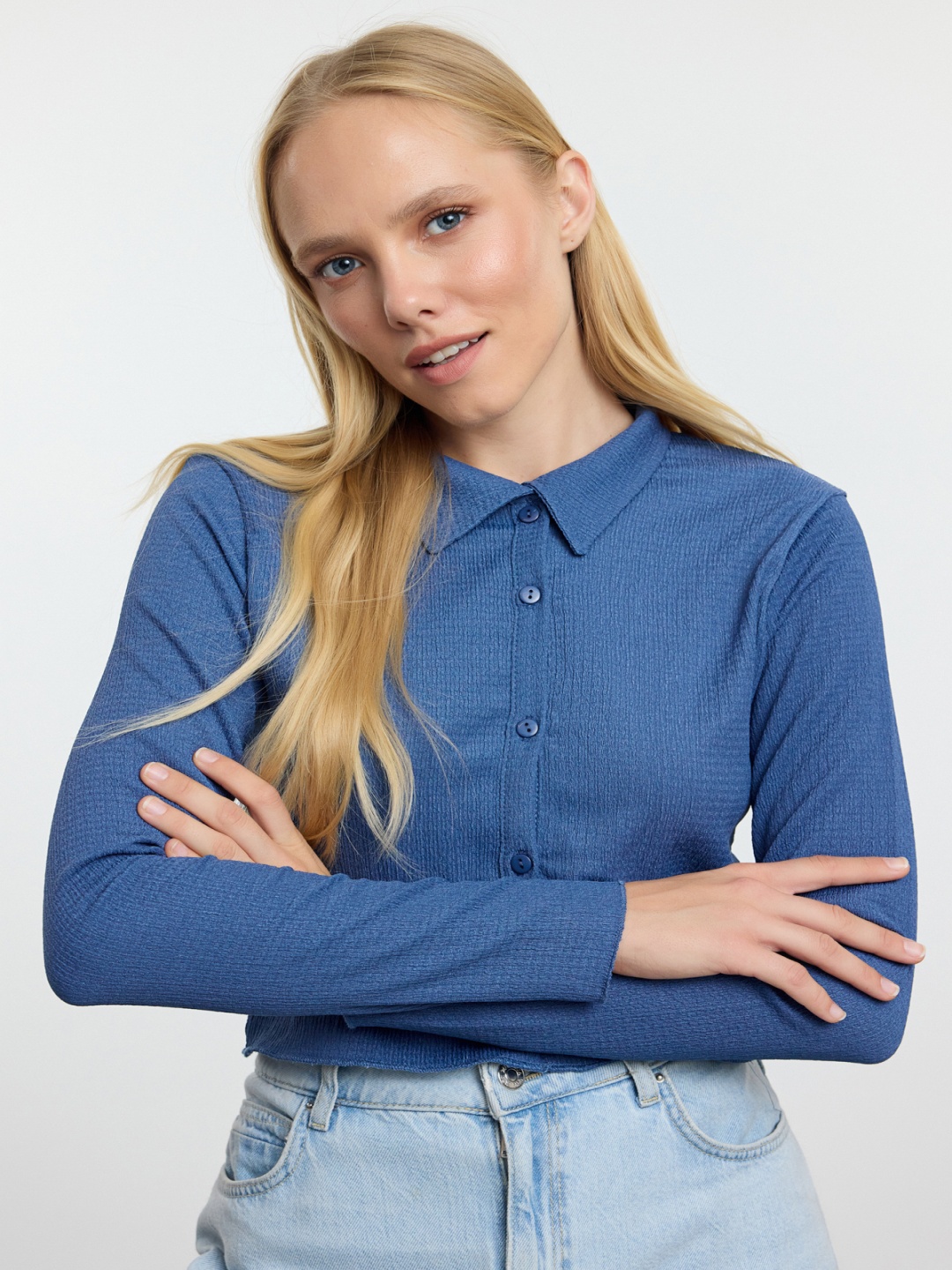 

Trendyol Shirt Style Top, Blue