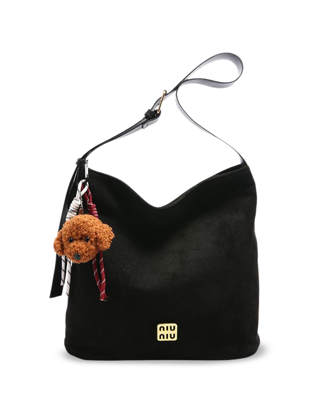 

StyleCast PU Tote Bag with Applique, Black