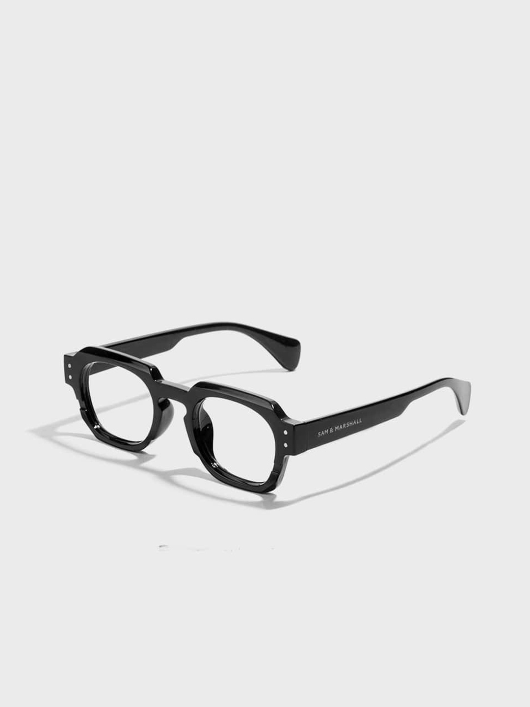 

SAM & MARSHALL Unisex Full Rim Octagon Frames, Black