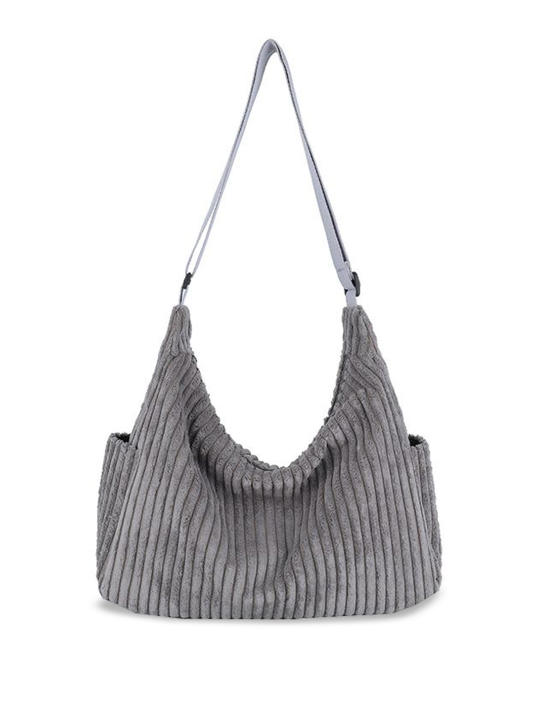 

StyleCast Women Textured Structured Hobo Bag, Grey