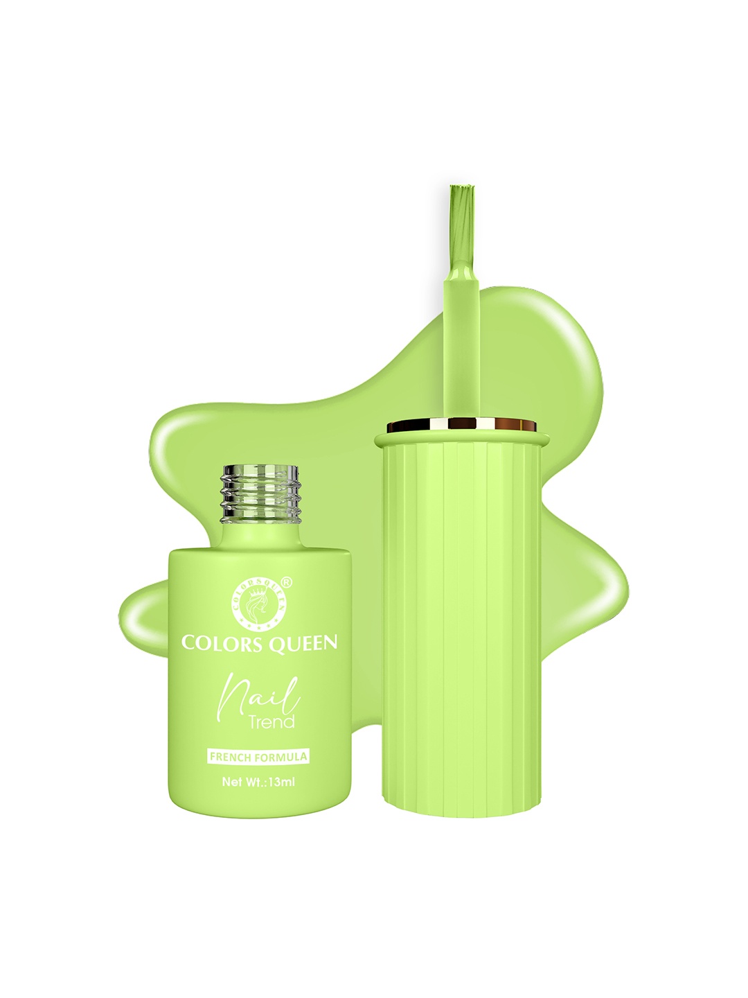 

Colors Queen Nail Trend French Formula Quick Dry Nail Polish - 13ml - Matcha, Green