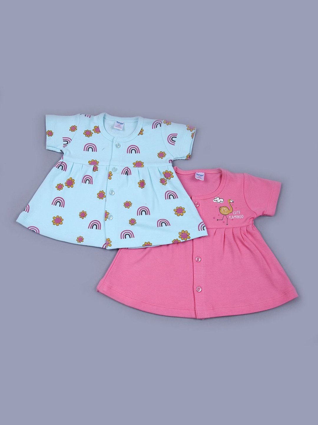 

V-Mart Print Fit & Flare Dress, Pink