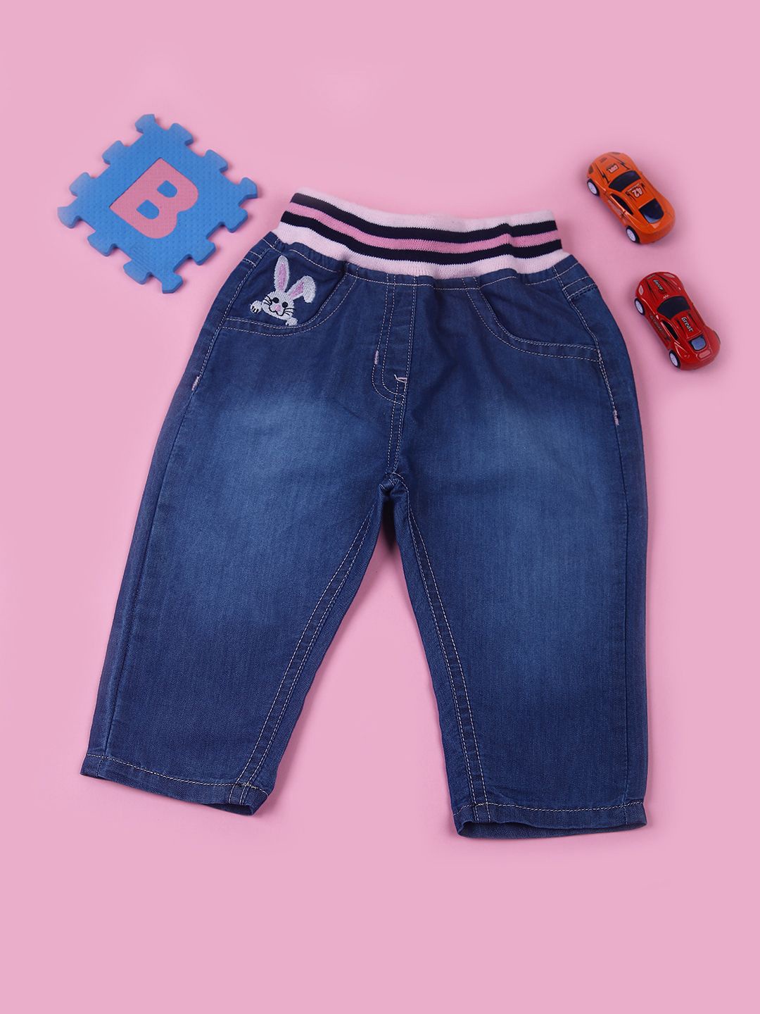 

V-Mart Boys Light Fade Jeans, Blue