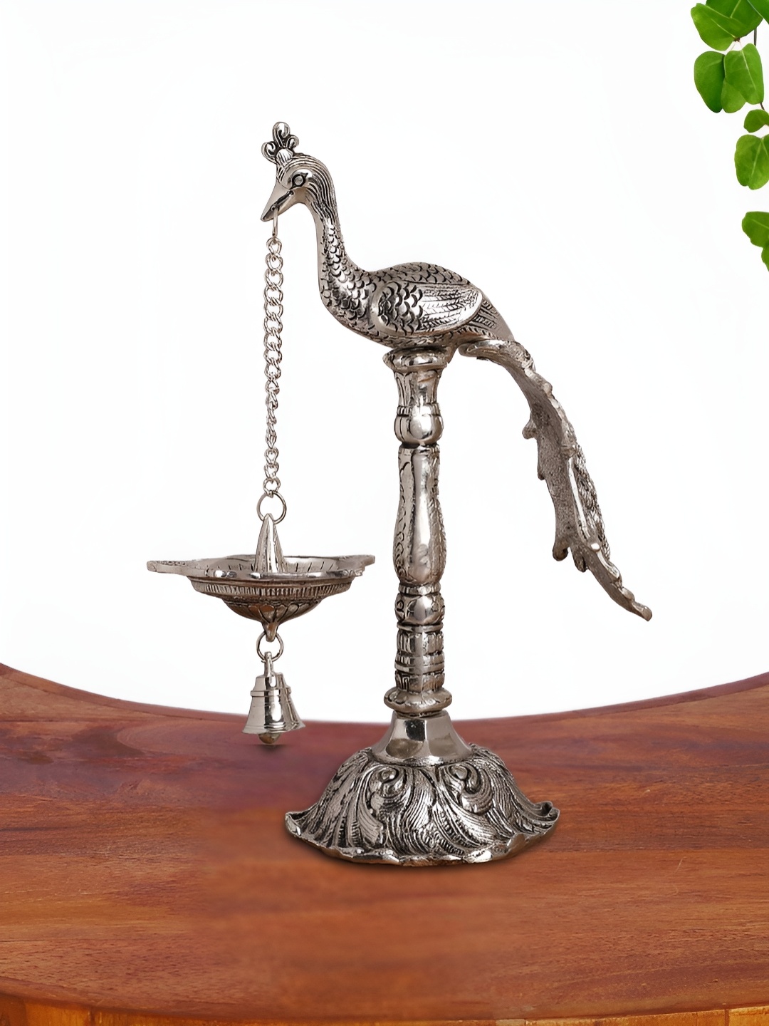 

INTERNATIONAL GIFT Silver-Toned Religious Idol Showpiece