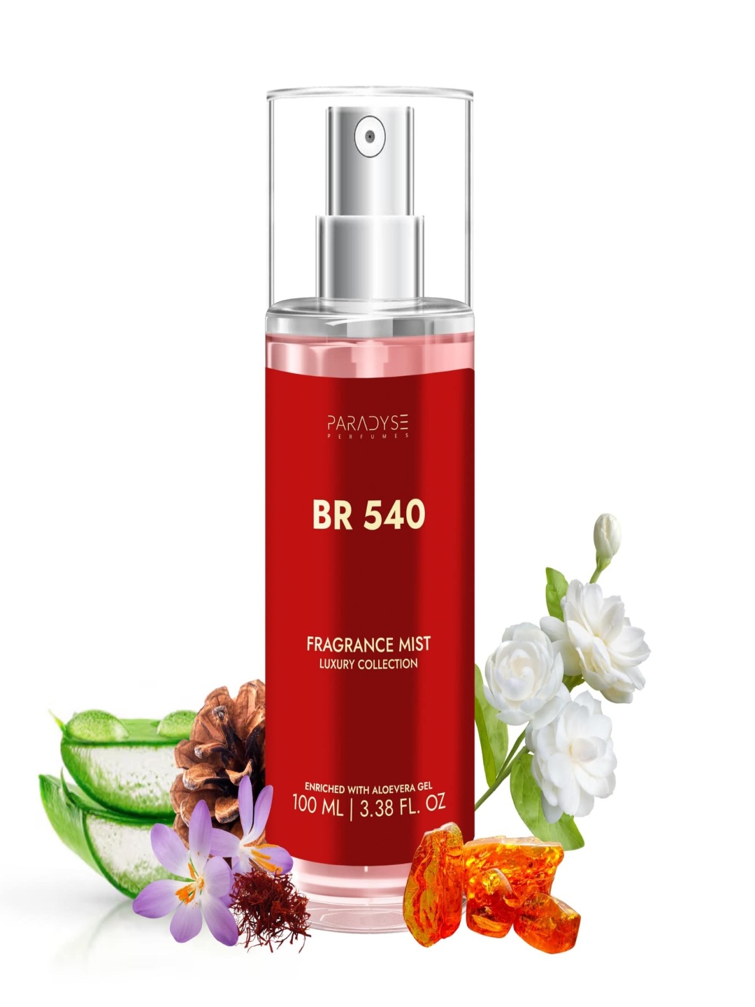 

PARADYSE PERFUMES BR 540 Long Lasting Fragrance Mist - 100 ml, Transparent
