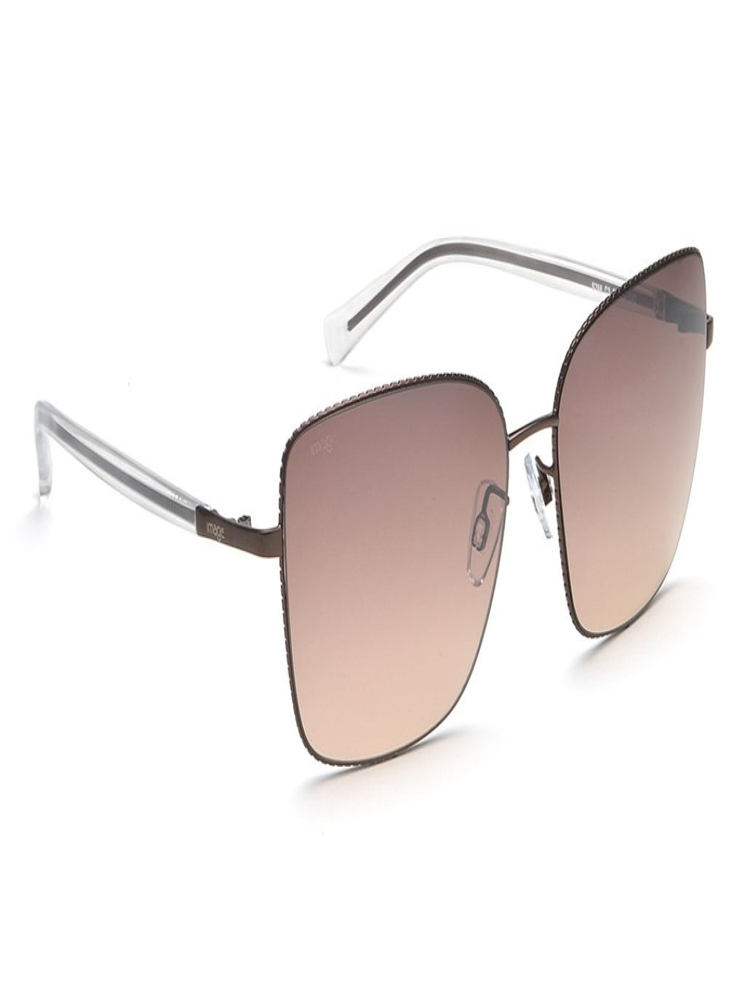 

Image Women Square Sunglasses with UV Protected Lens IMS766C3SG, Brown