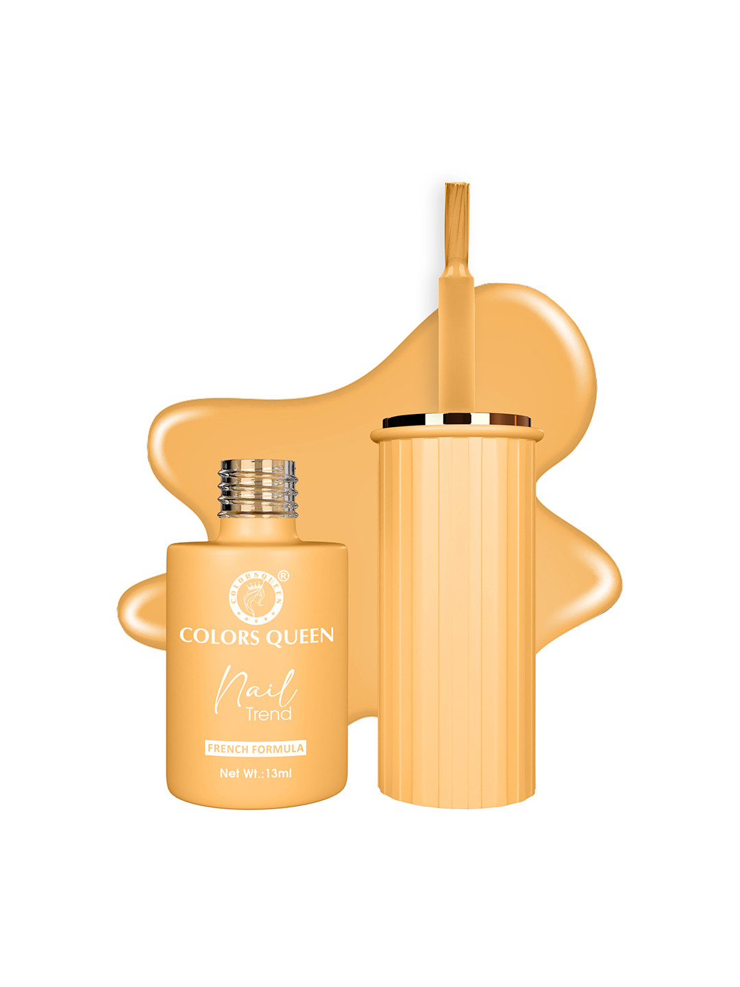

Colors Queen Nail Trend French Formula Quick Dry Nail Polish - 13ml - Sun kised, Yellow