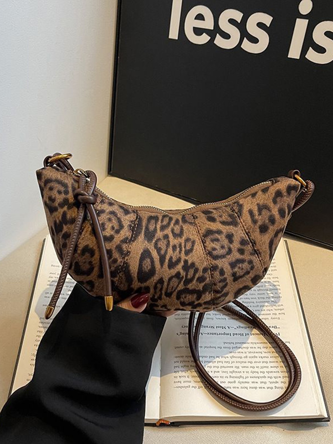 

StyleCast Women Animal Printed Sling Bag, Brown