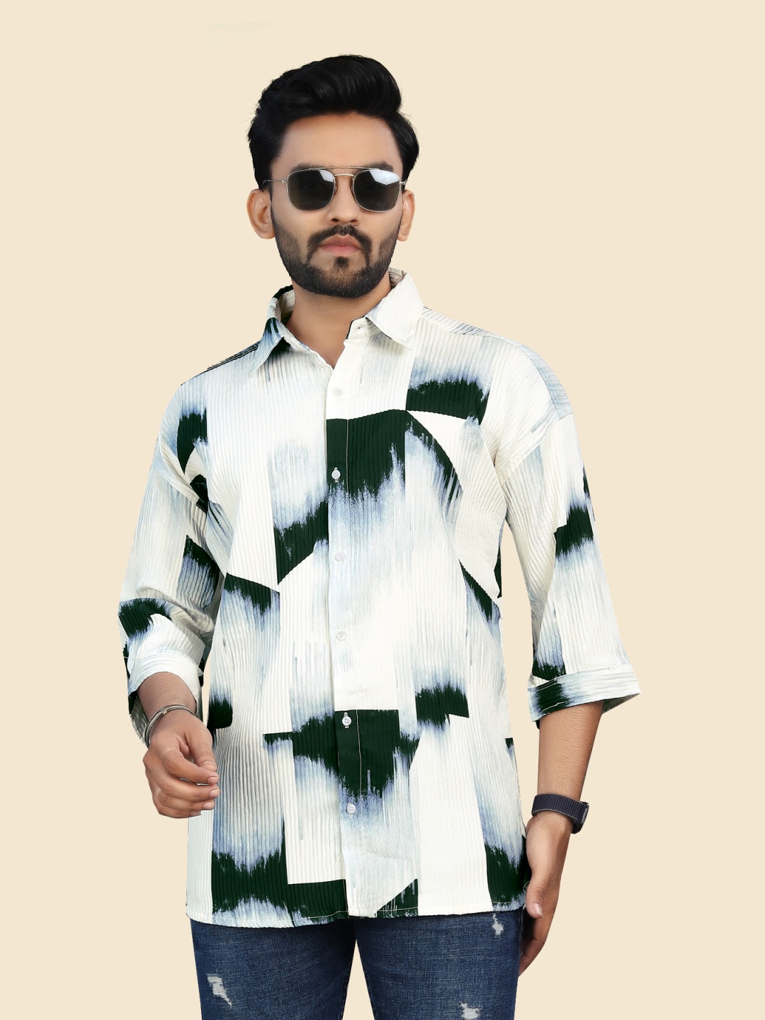 

Fashion FRICKS Men Opaque Casual Shirt, Multi