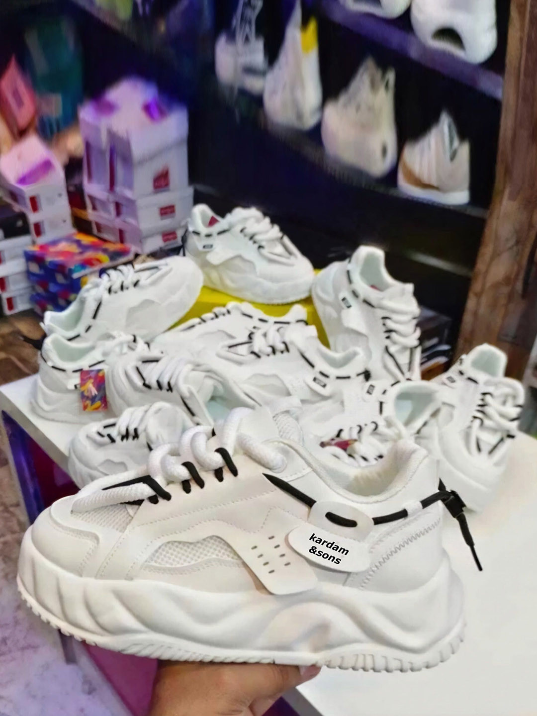 

kardam&sons Men Lace-Ups Sneakers, White