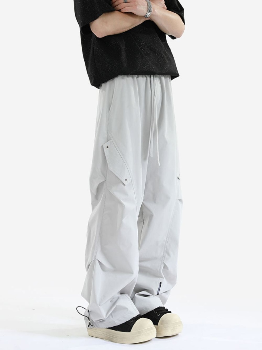 

StyleCast Men Mid-Rise Trousers, White