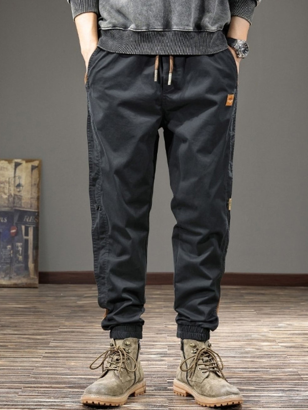 

StyleCast Men Original Trousers, Black
