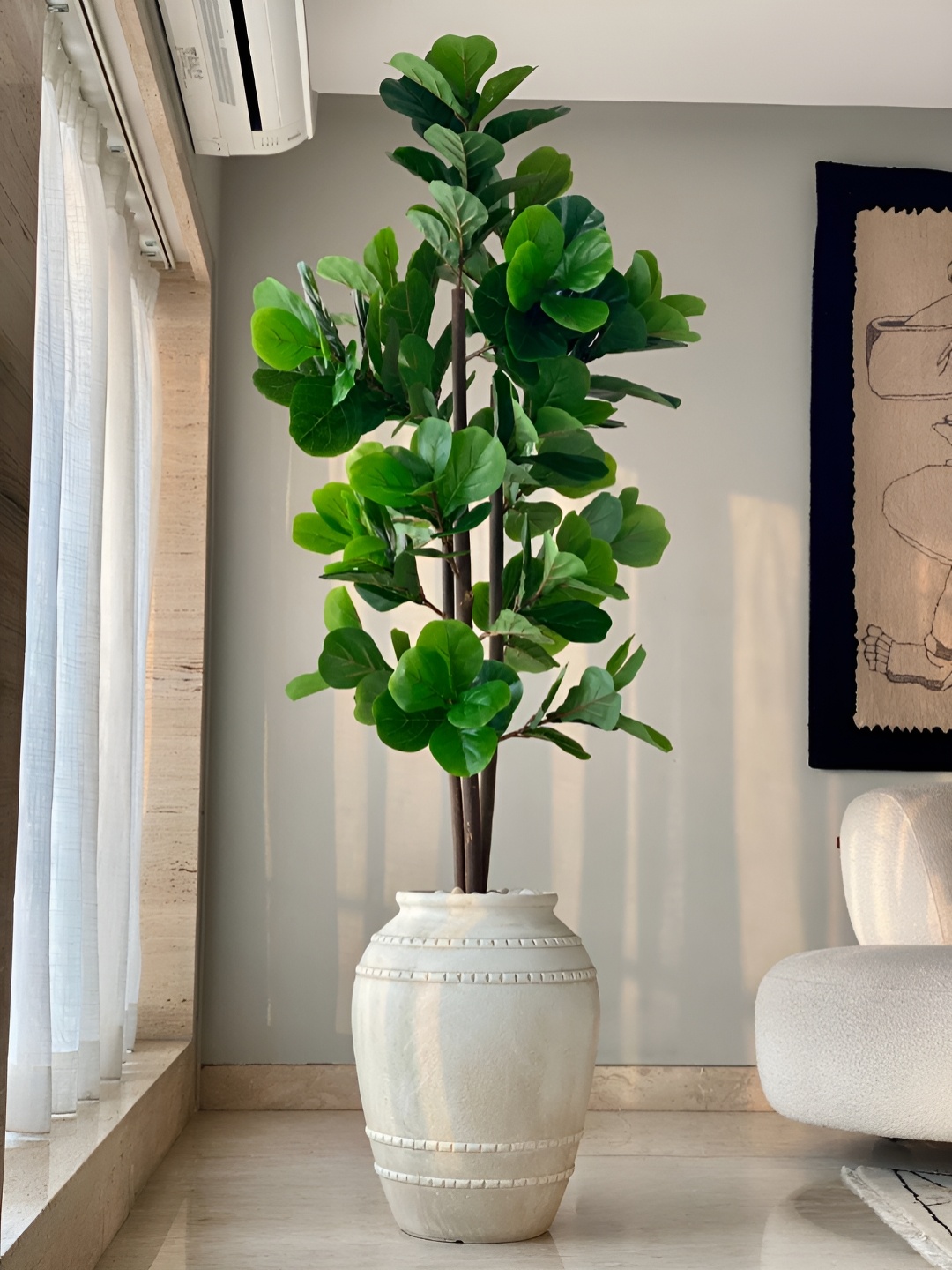 

Mason Home Green Artificial Fiddle Bliss Plant