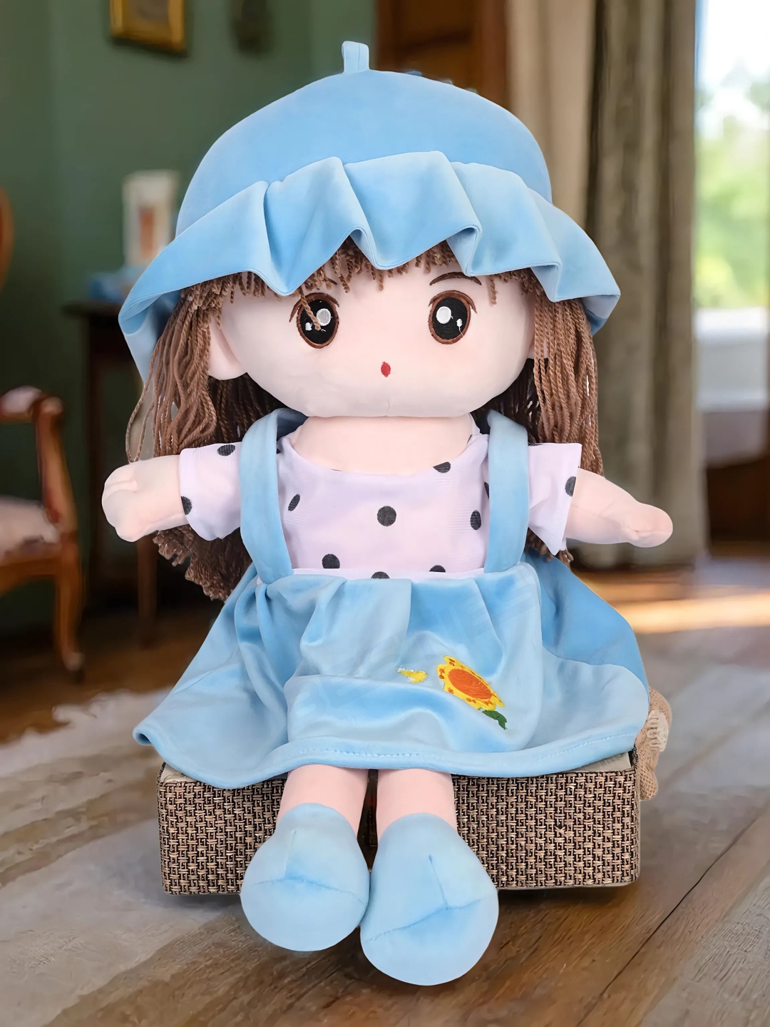 

BESTIES Kids Microfibre Filled Non-Allergic Doll Soft Toys and Dolls, Blue