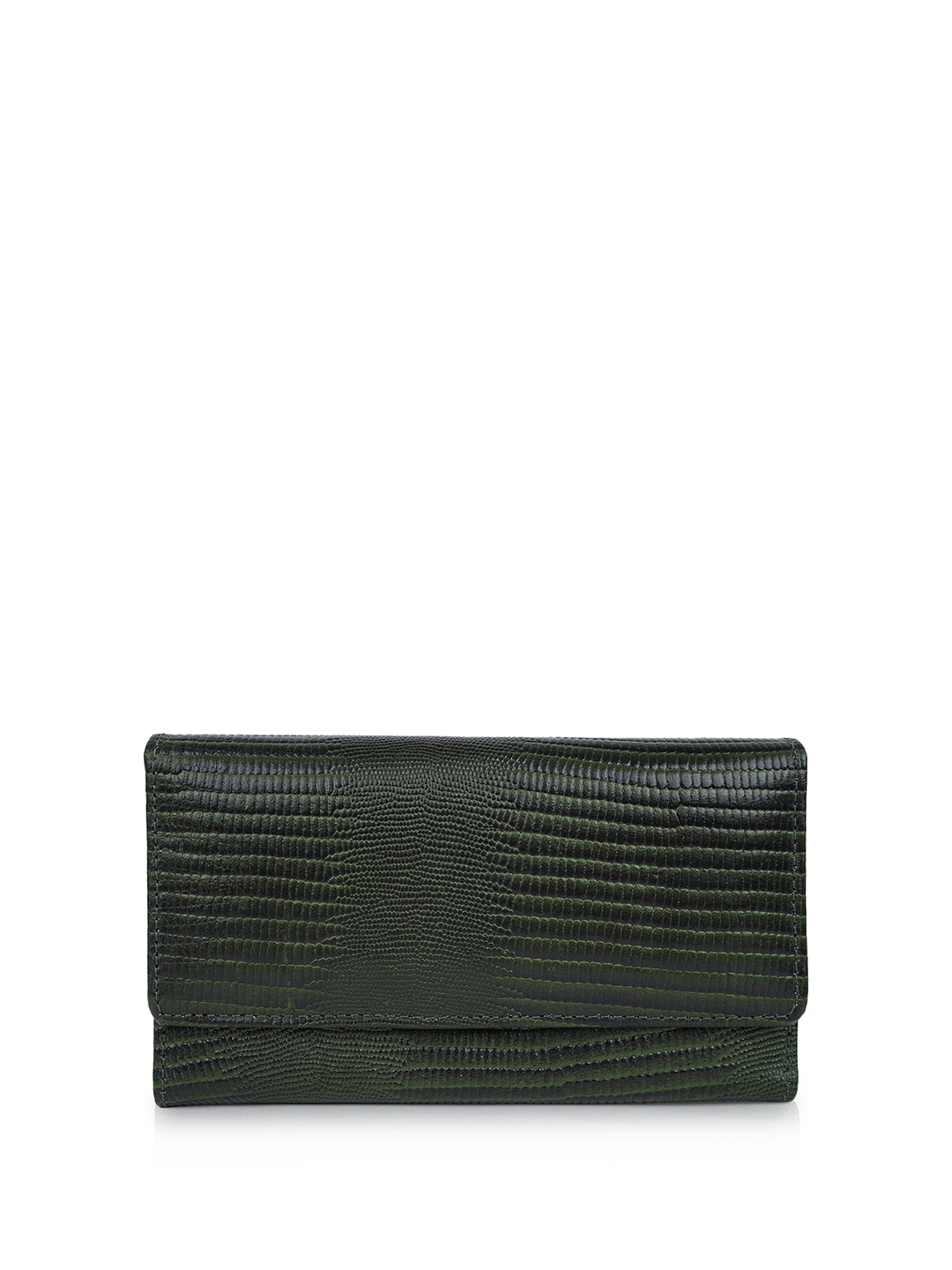 

CIMONI Textured Leather Two Fold Wallet, Green