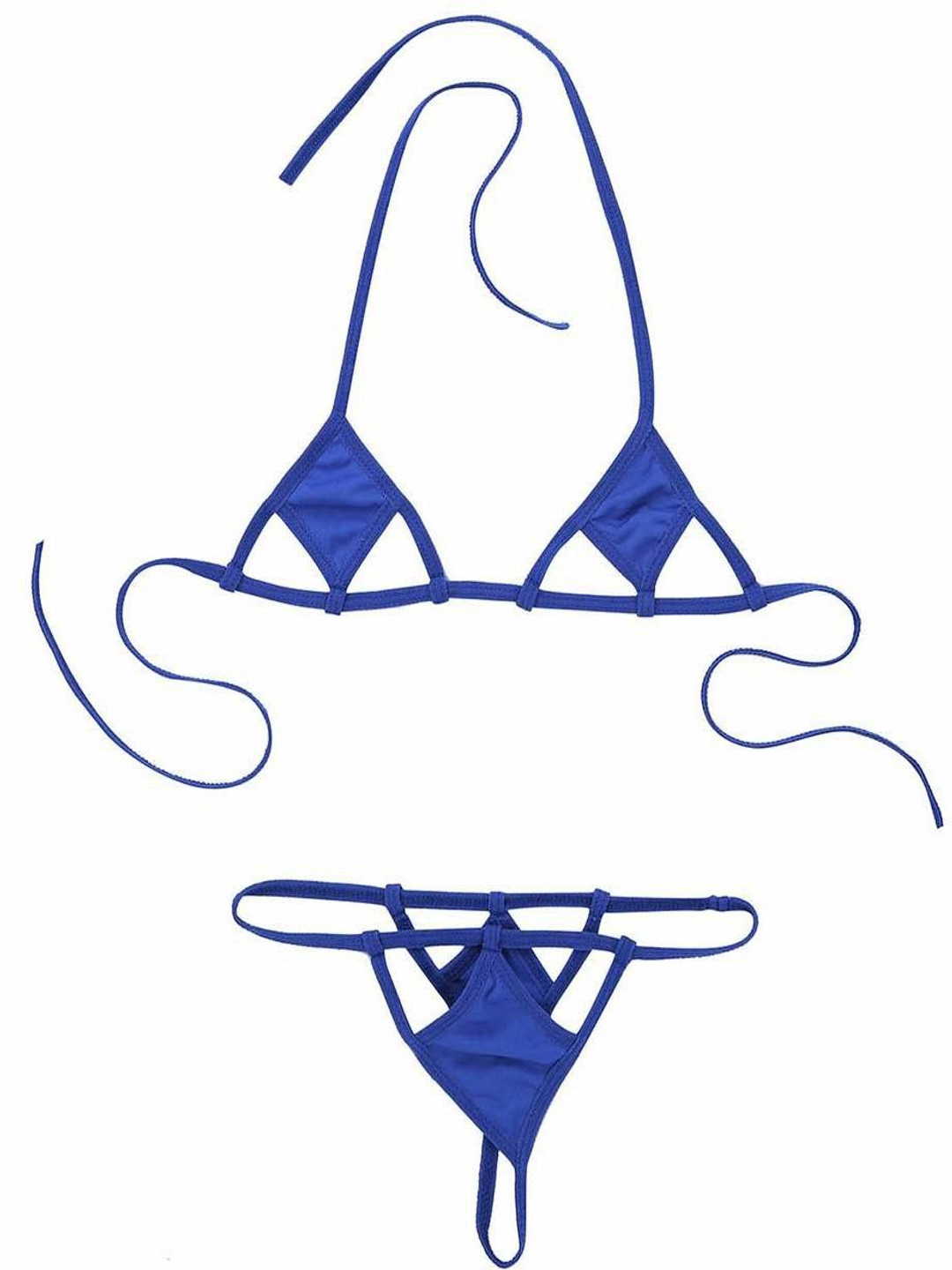 

SSoShHub Halter Neck Baby Doll, Blue