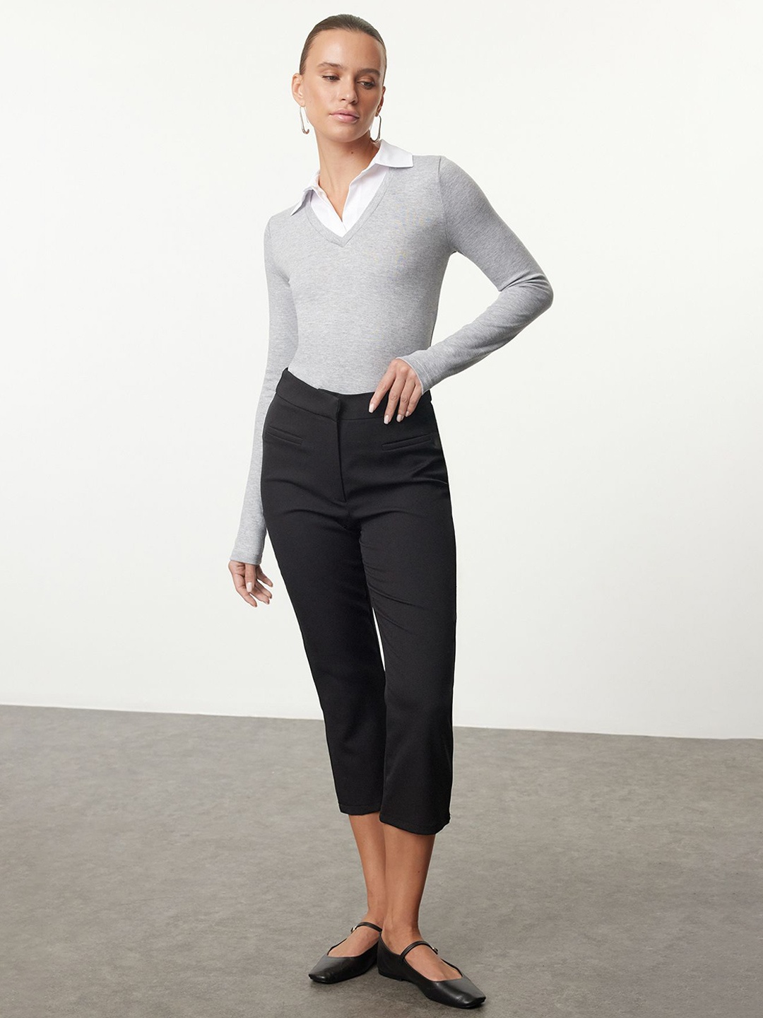 

Trendyol Cotton Crop Top, Na