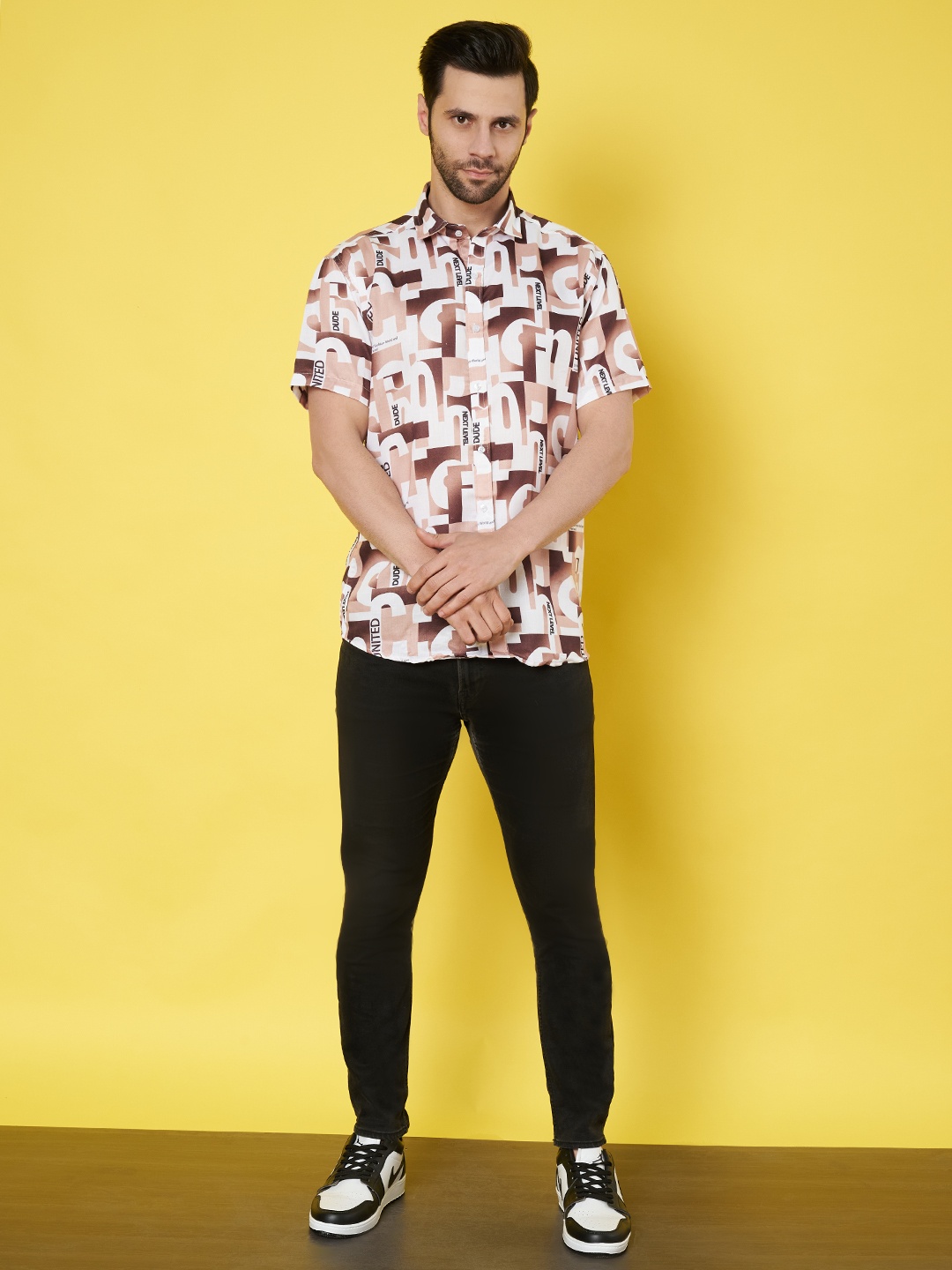 

Fashion FRICKS Men Opaque Casual Shirt, Multi