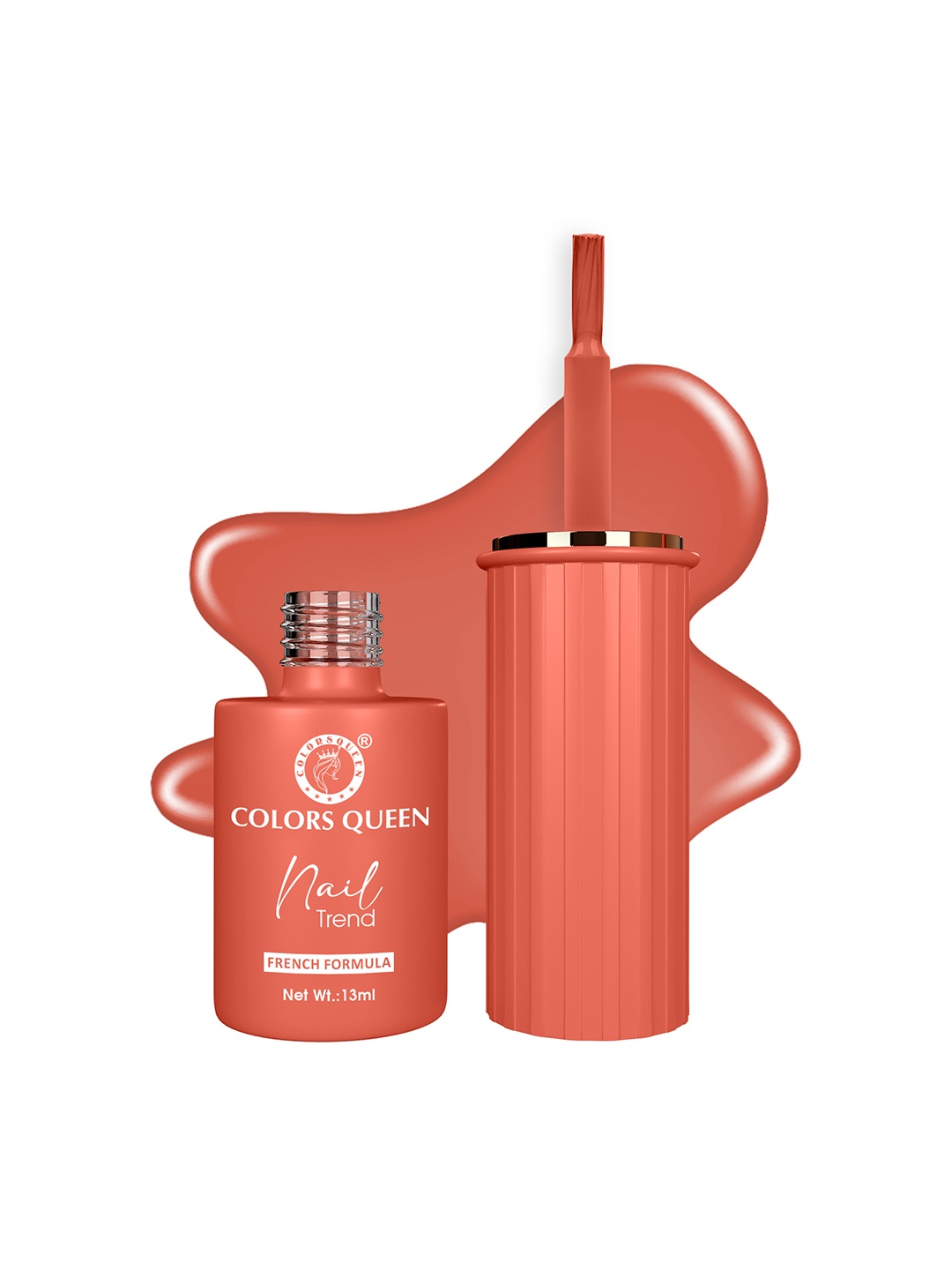 

Colors Queen Nail Trend French Polish - 13ml - Leo, Orange