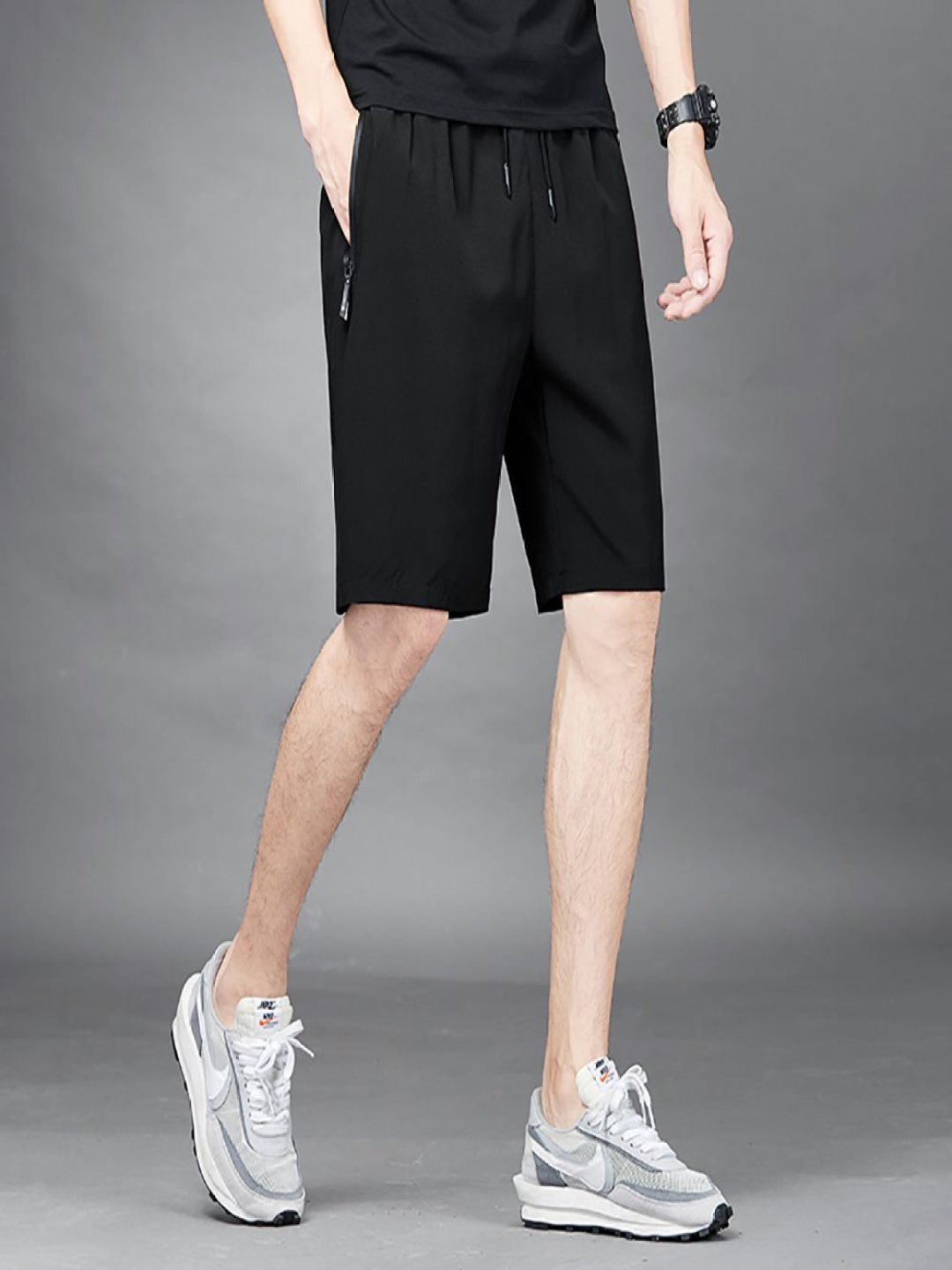 

StyleCast x Revolte Men Shorts, Black