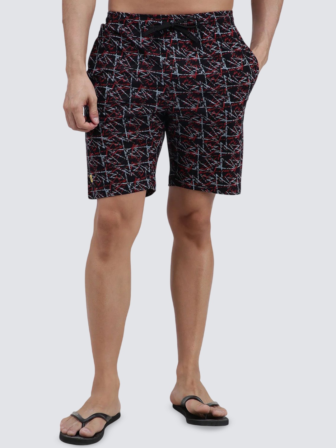 

AMUL COMFY Men Plus Size Printed Regular Fit Assorted Cotton Shorts