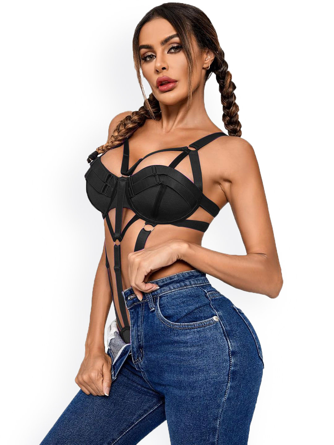 

FIMBUL Shoulder Straps Baby Doll, Black