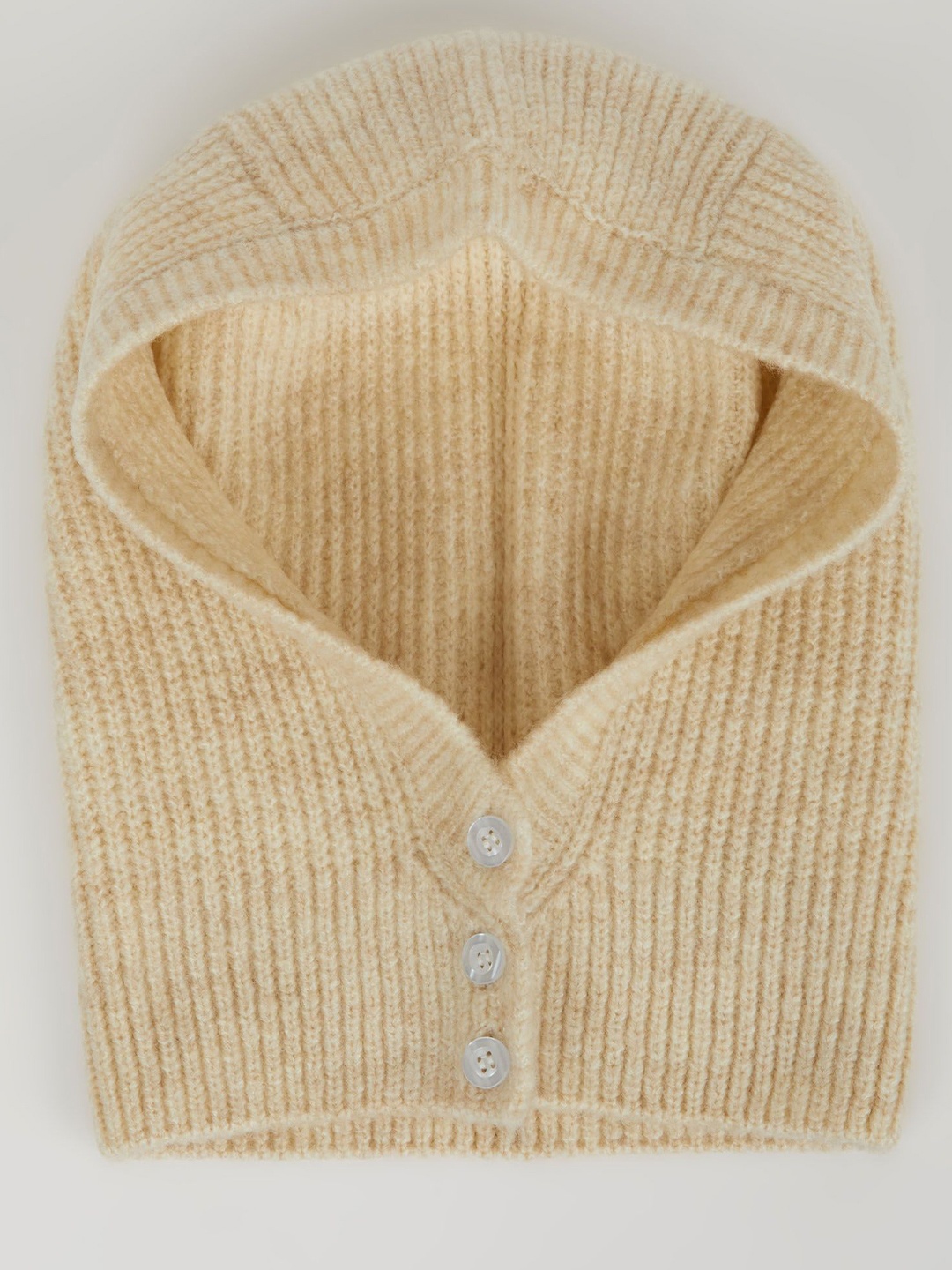 

DeFacto Girls Self Design Caps, Beige
