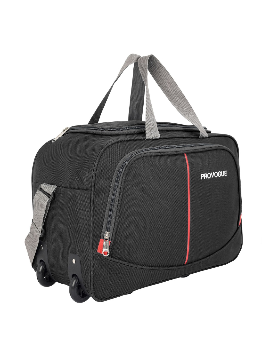 

Provogue Printed Medium Casual Duffel Bag, Black