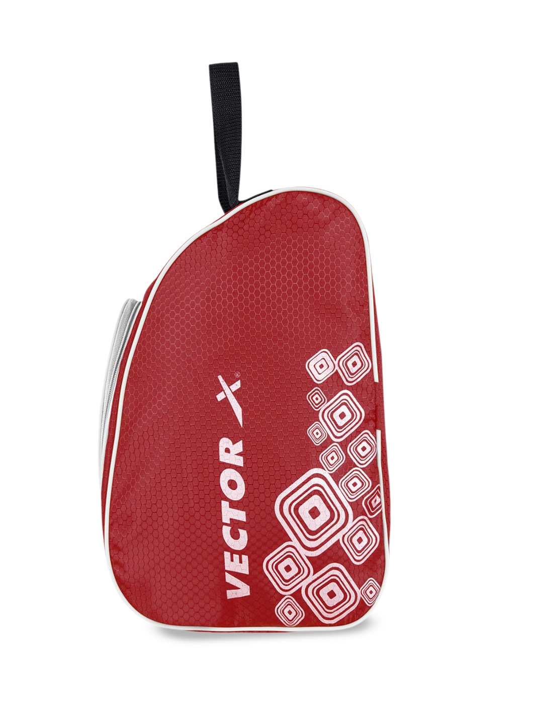 

VECTOR X Brand Name Printed Shoe Bag, Red