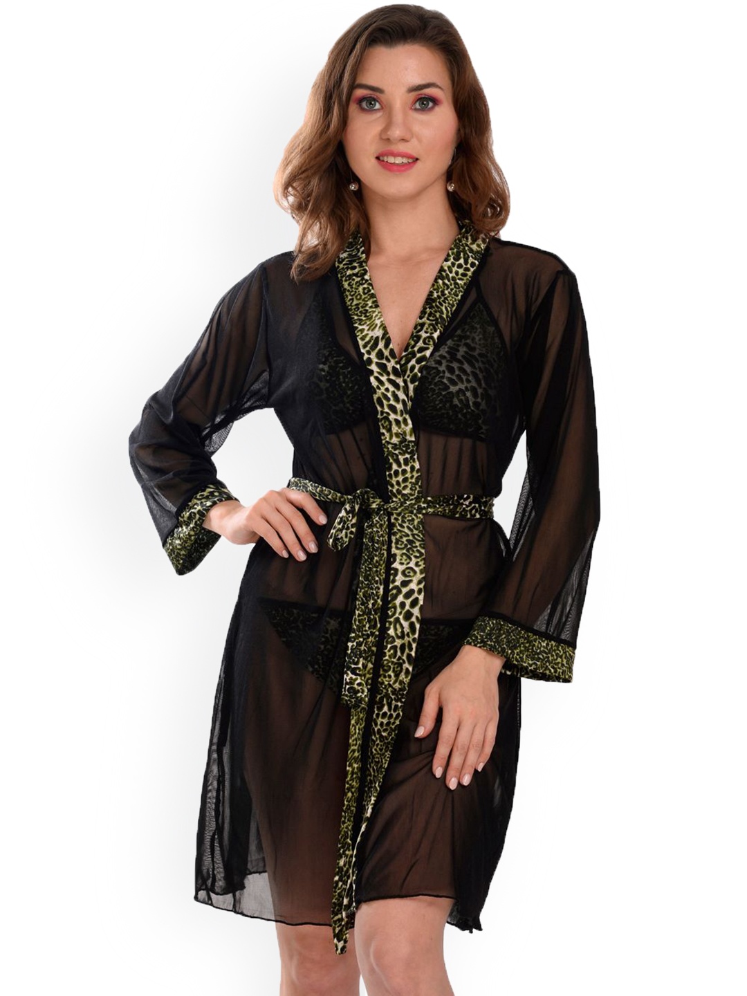 

chia fashions Women Net Baby Doll, Green