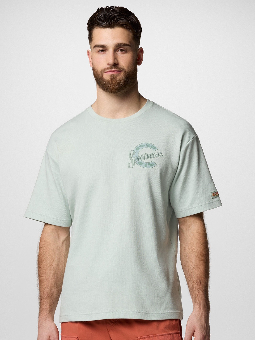 

Columbia Men Graphic Printed Round Neck T-shirt, Green