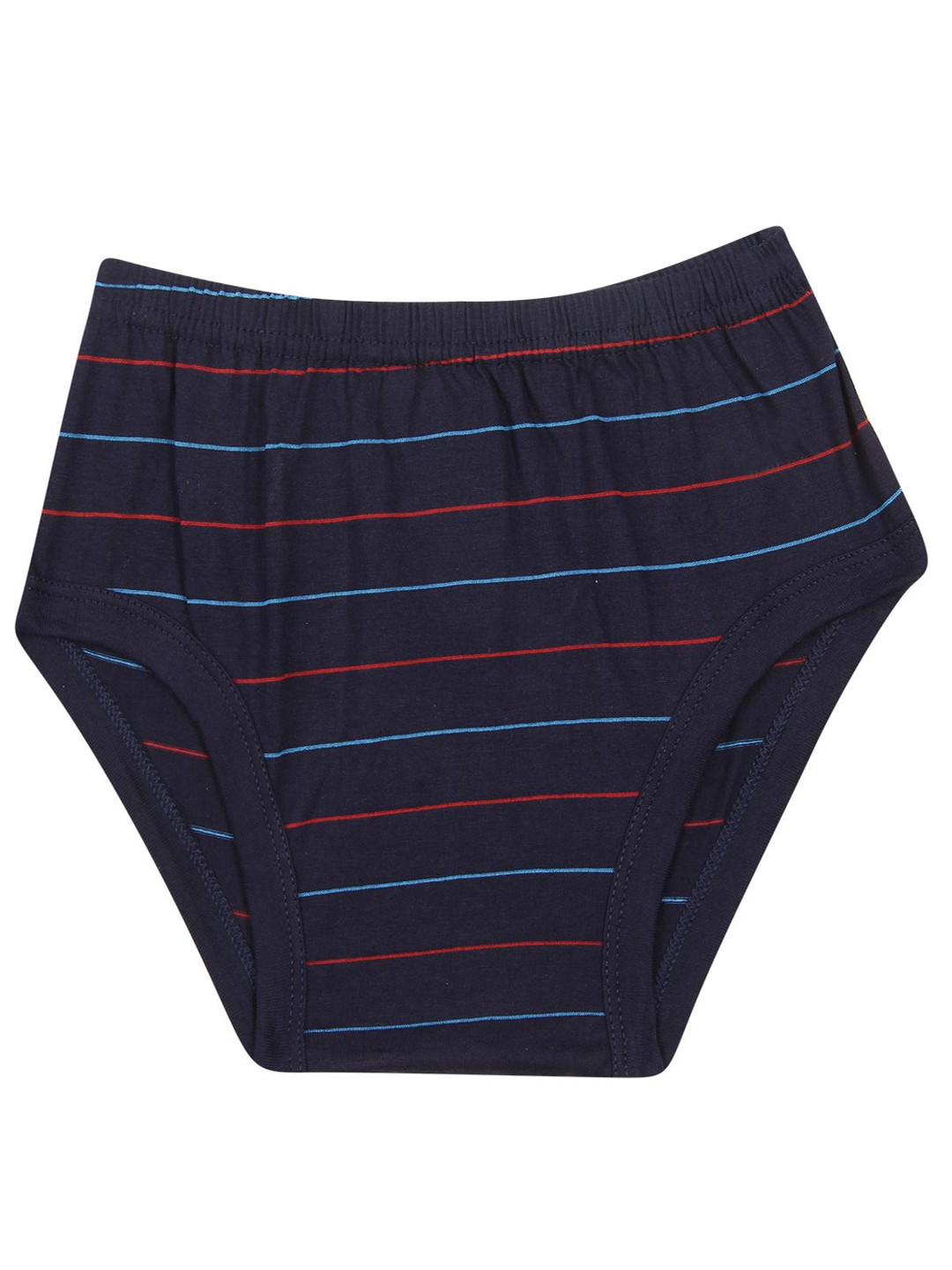 

YELLOWDELIGHT Boys Pack Of 10 Mid Rise Hipster Briefs YD 723 Mithula (b) strp jetty 0-6m-, Blue