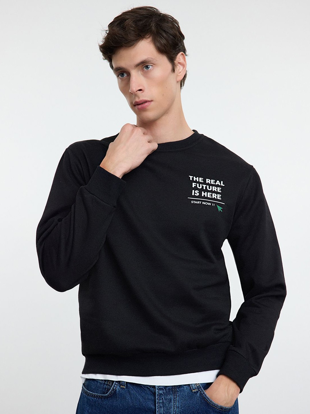 

Trendyol Men Sweatshirt, Na