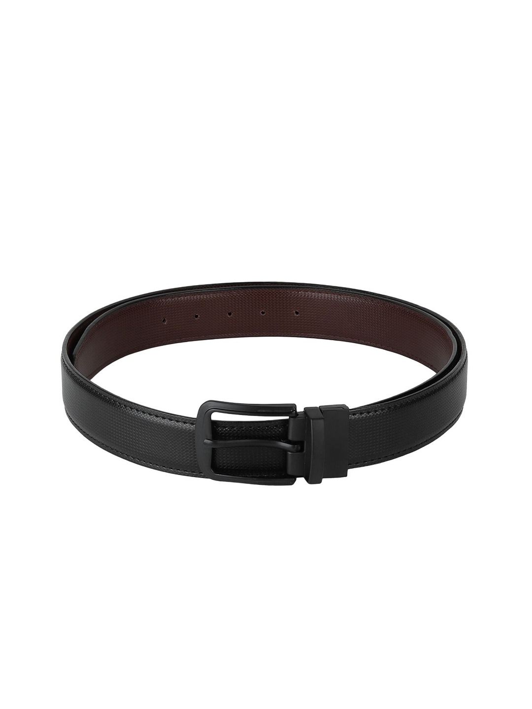 

Provogue Men Textured Reversible Formal Belt, Black