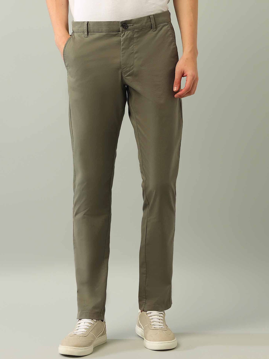 

Arrow Sport Men Slim Fit Chinos Trousers, Brown