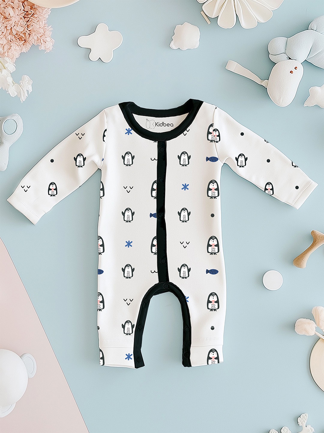 

Kidbea Kids Organic Cotton Romper, Black