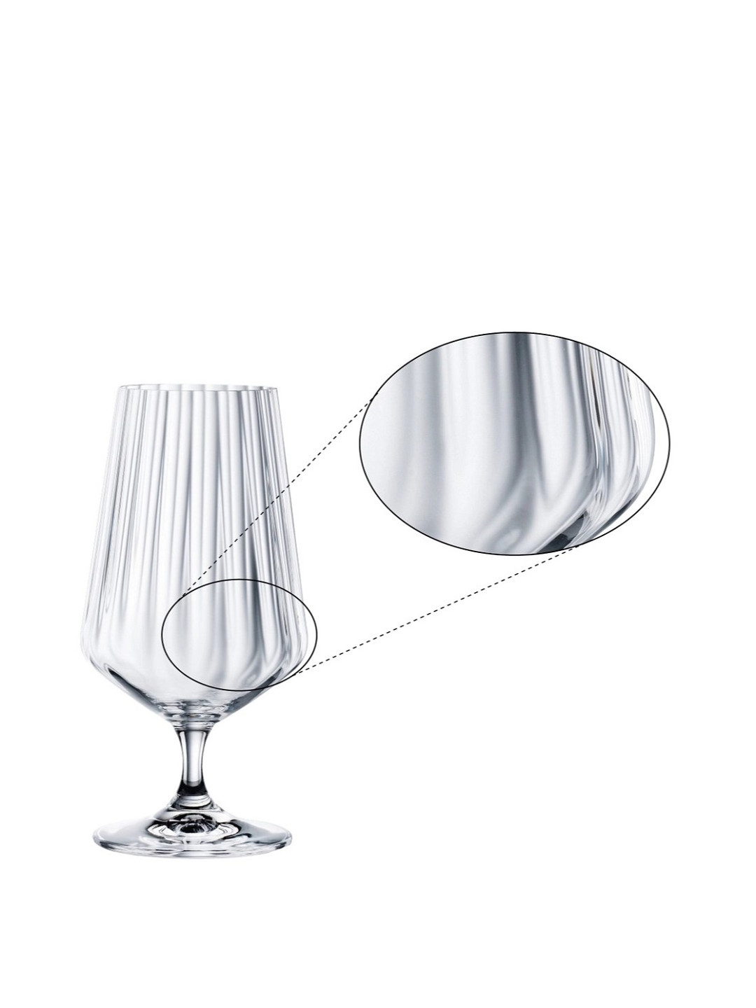 

Nachtmann Transparent 4 Pieces Textured Beer Glasses