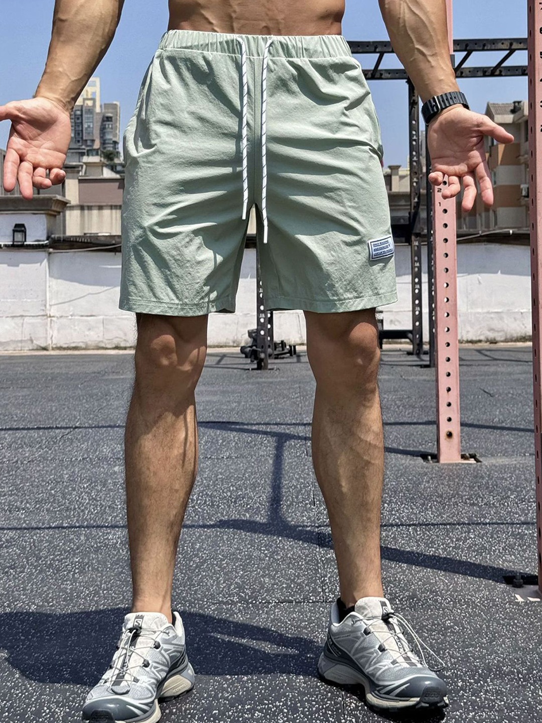 

StyleCast x Revolte Men Shorts, Green