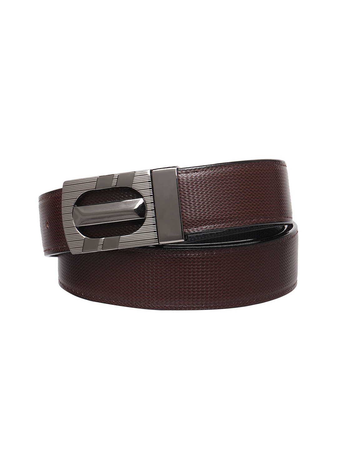 

Provogue Men Textured Reversible Belt, Brown