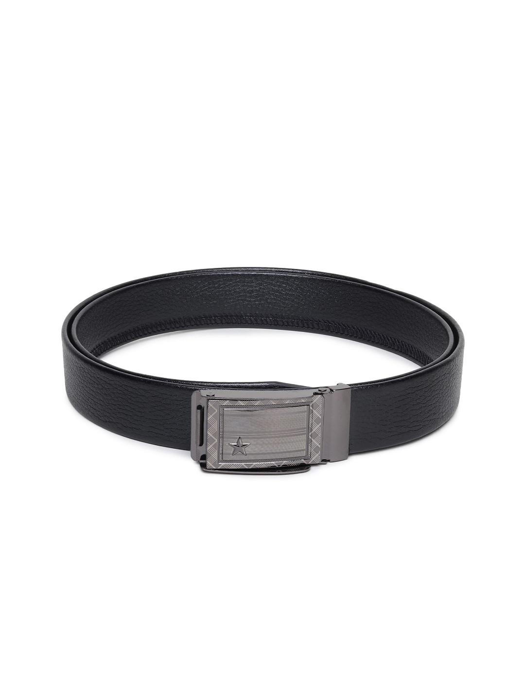 

Provogue Men Textured Belt, Black