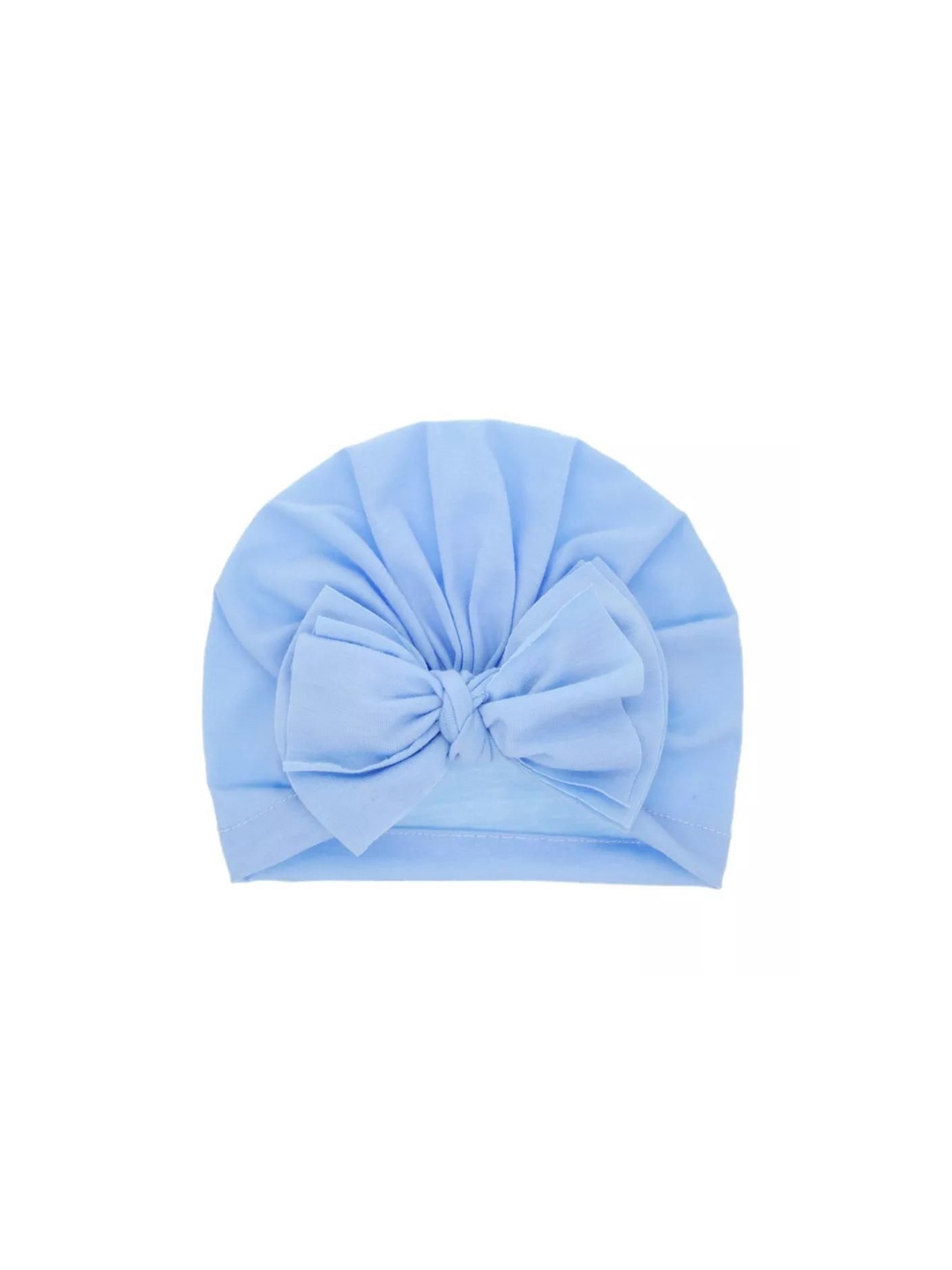 

Okji Enterprises Kids Cotton Bow Beanie, Blue