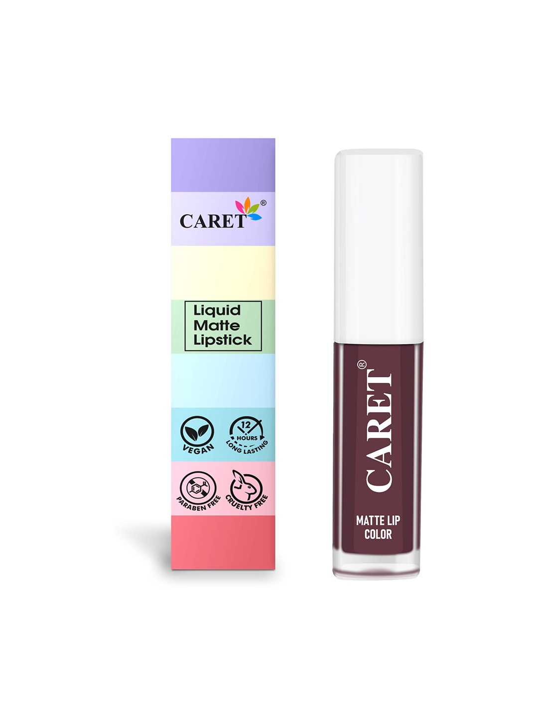 

CARET ORGANIC Super-Pigmented Long Lasting Liquid Matte Lipstick - 2 ml - Brown - 7
