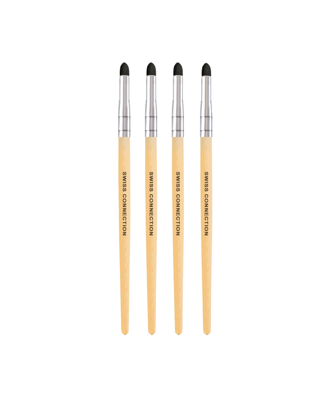 

Swiss Connection Set Of 4 Eyeshadow Brushes, Black